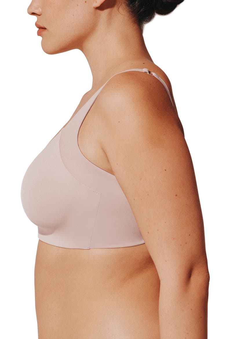 ComfortStretch Wireless Smoothing Bra, Alternate, color, PETAL
