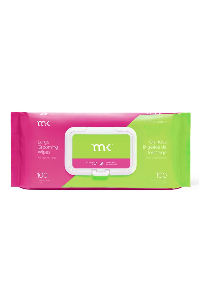 Pet Grooming Wipes, Main, color, PINK/ GREEN