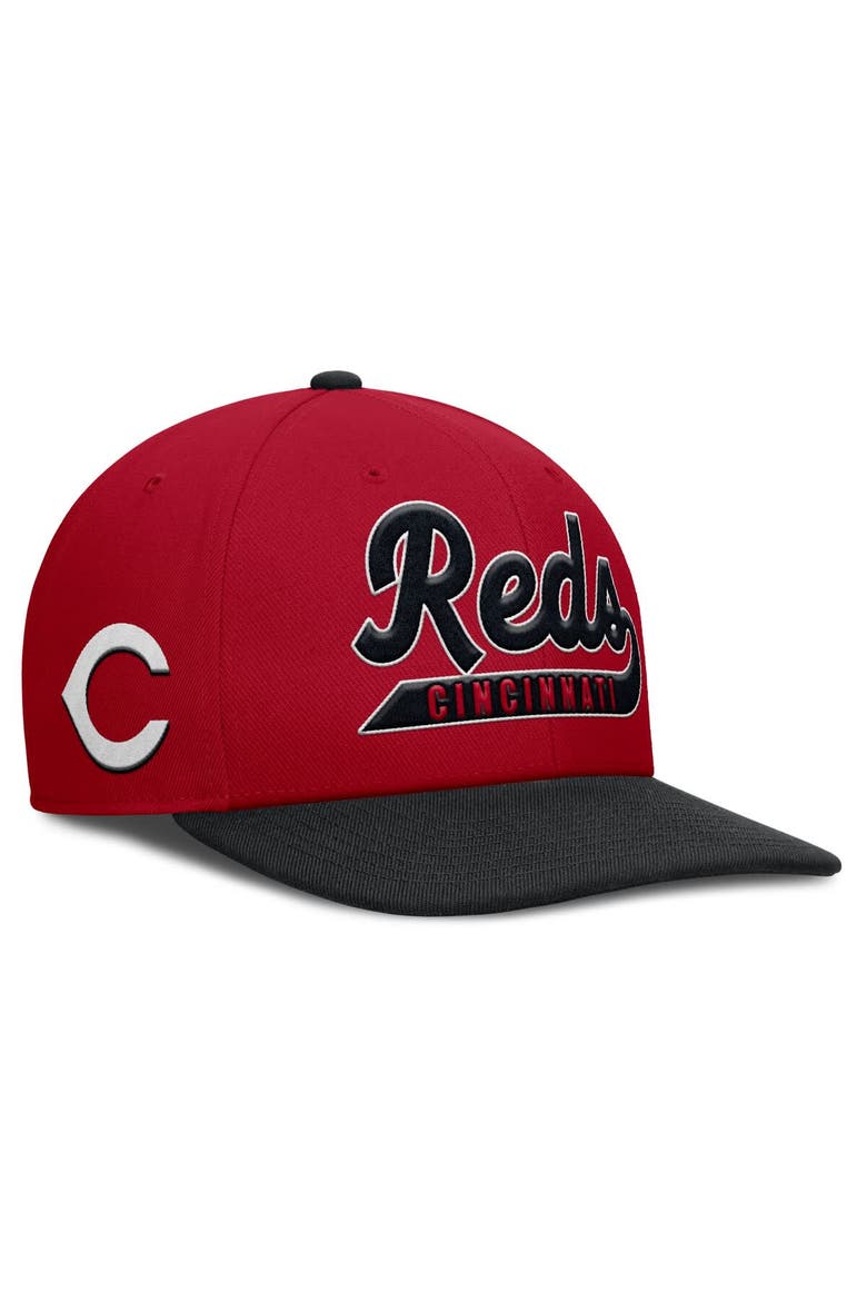 Men's Nike Red/Black Cincinnati Reds Pro Performance Snapback Hat, Main, color, Red