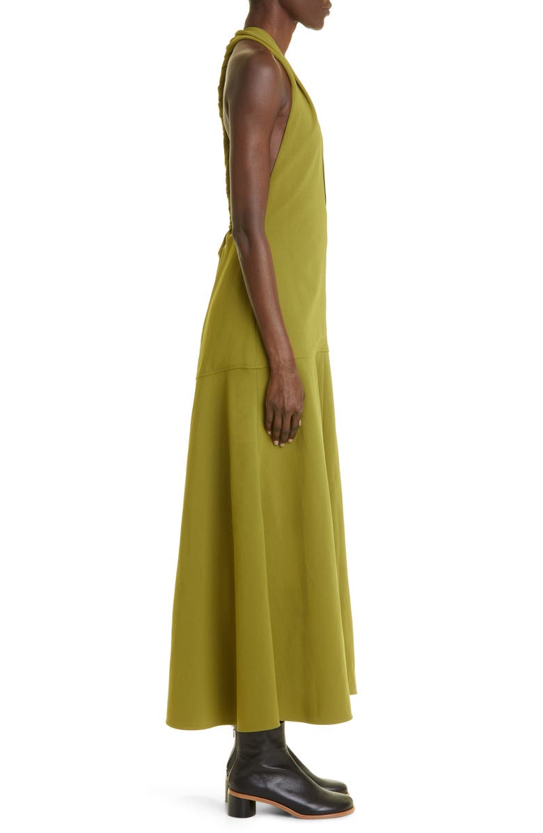 Proenza Schouler Twist Back Drop Waist Dress, Alternate, color,