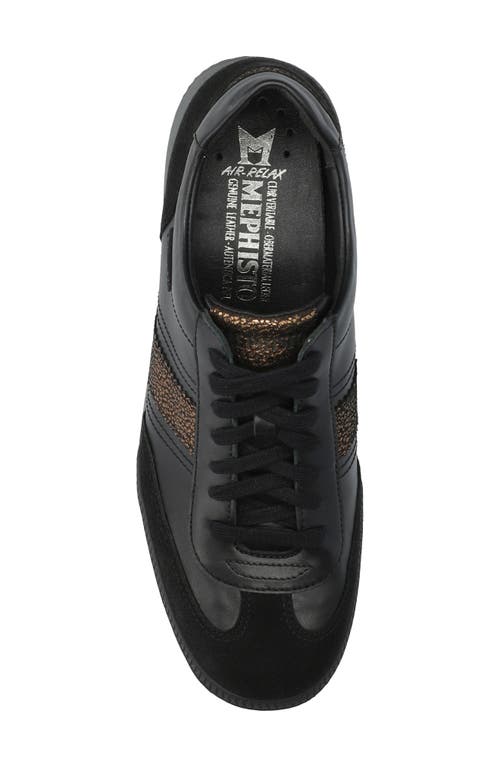 Mephisto Witney Sneaker In Black