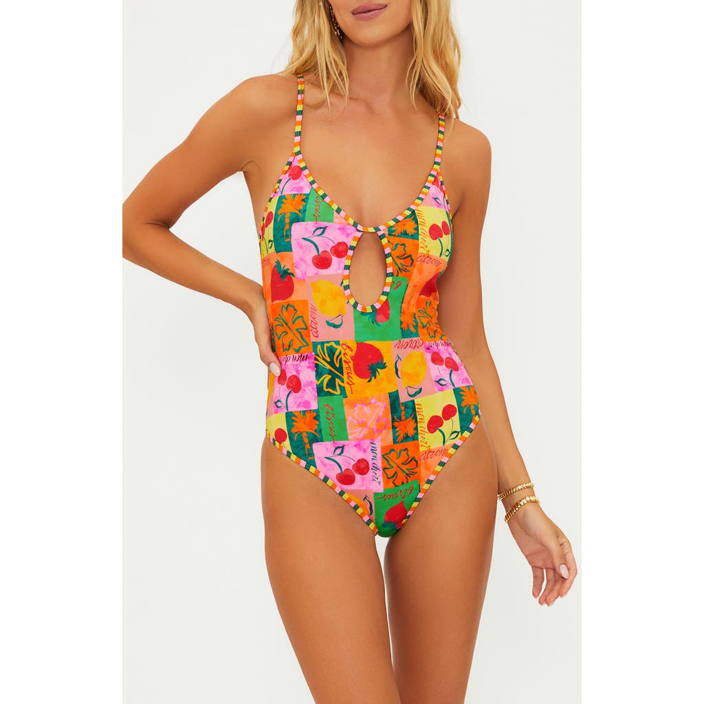 BEACH RIOT BEACH RIOT PRISCILLA CUTOUT ONE-PIECE SWIMSUIT