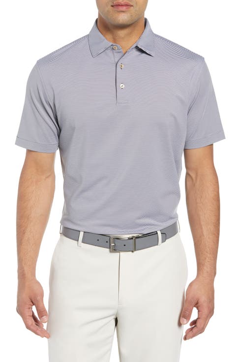 Jubilee Stripe Performance Golf Polo