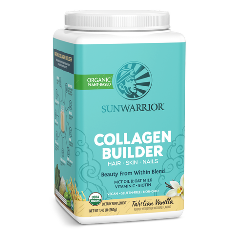 Organic Collagen Builder Powder, Tahitian Vanilla, 660g tub