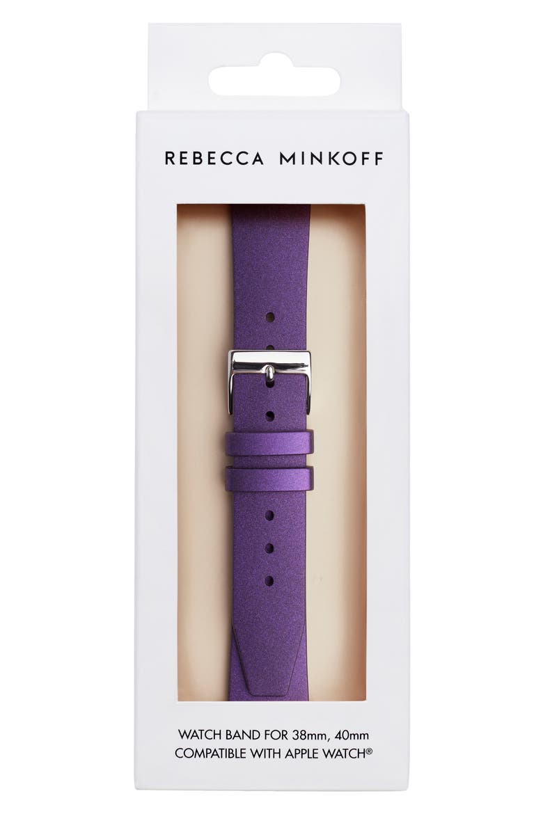 Apple Watch® Strap, Alternate, color, PURPLE/ SILVER