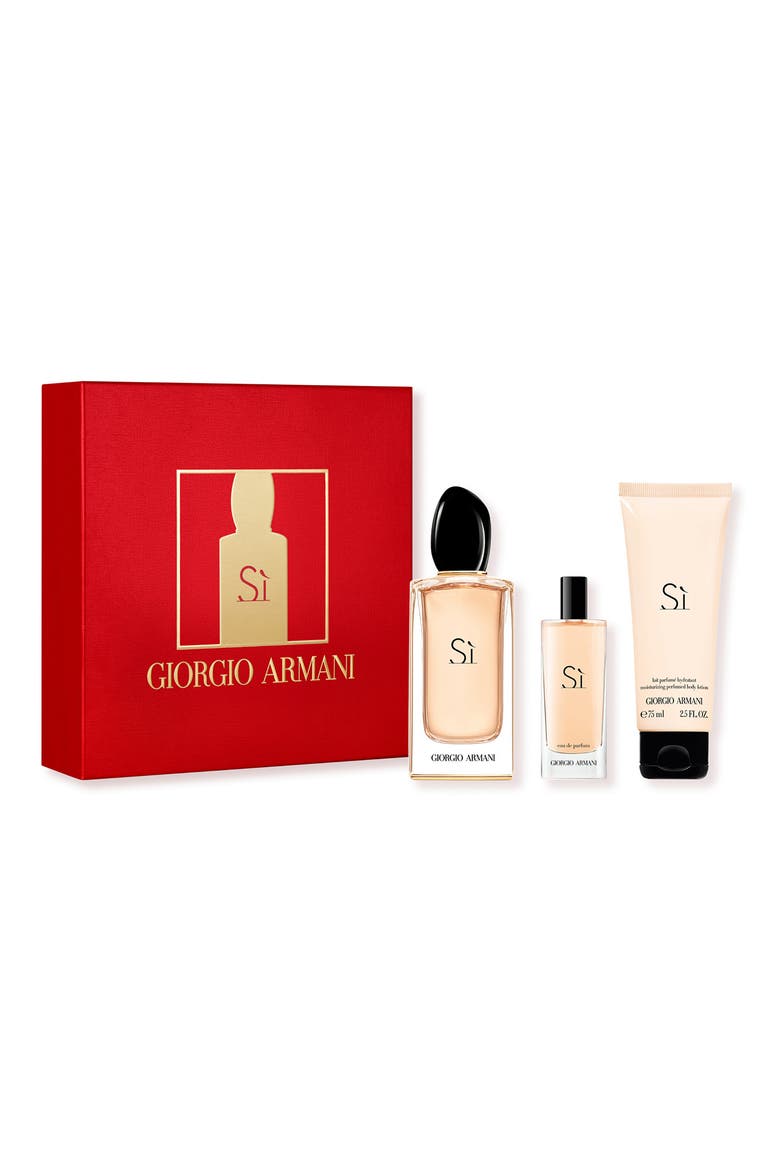 Giorgio Armani Sì Eau de Parfum Set USD $166 Value, Main, color, NO COLOR