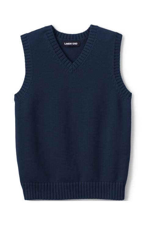 School Uniform Kids Cotton Modal Sweater Vest