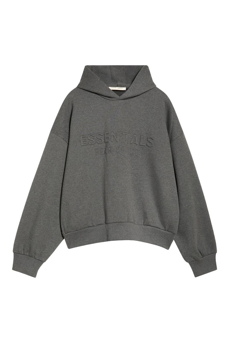 Classic Cotton Blend Hoodie, Alternate, color, CHARCOAL HEATHER