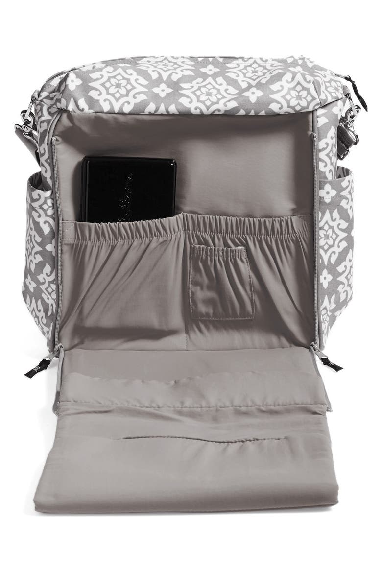 'Boxy' Backpack Diaper Bag (Nordstrom Exclusive), Alternate, color, GREY/ WHITE