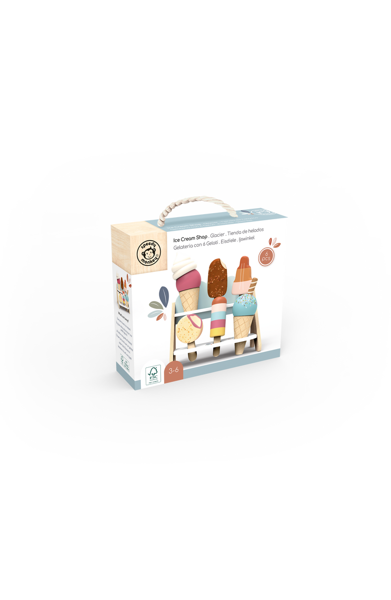 Speedy Monkey Ice Cream Shop, Alternate, color, Multi