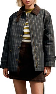 NEXT Corduroy Collar Waxed Jacket
