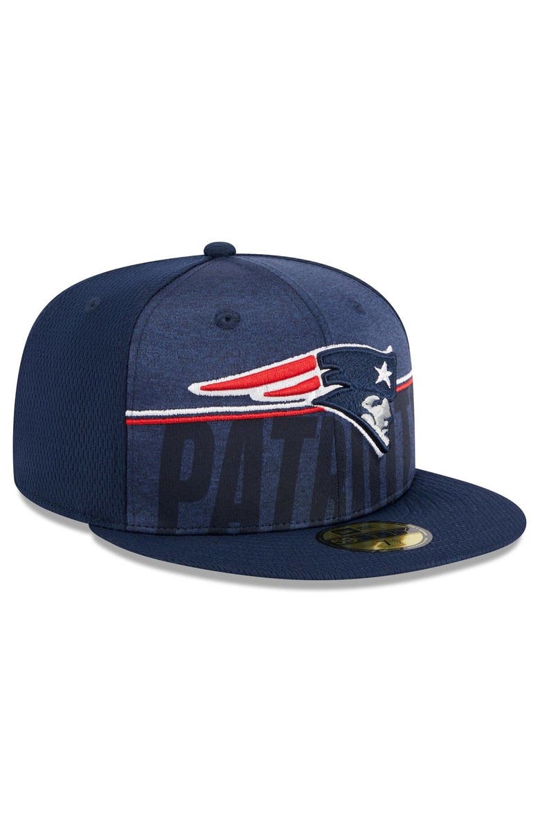 New Era Men's New Era Navy New England Patriots 2023 NFL Training Camp 59FIFTY Fitted Hat, Alternate, color, 