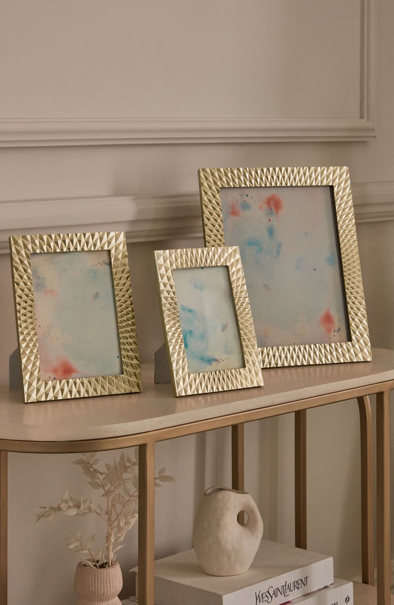 NEXT Metallic Geometric Picture Frame, Alternate, color, 