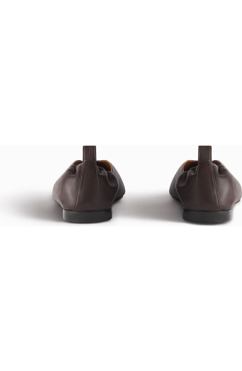 CO Pointed Leather Slipper, Alternate, color, Chocolate