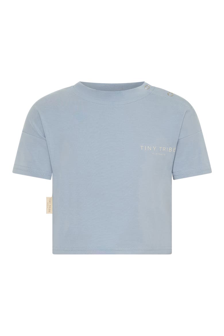 Core Logo T-Shirt, Main, color, SLATE BLUE