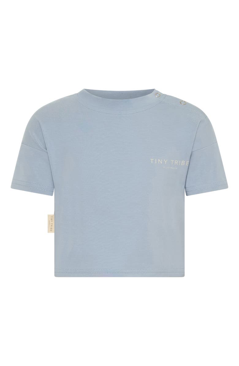 TINY TRIBE Core Logo T-Shirt, Main, color, Slate Blue