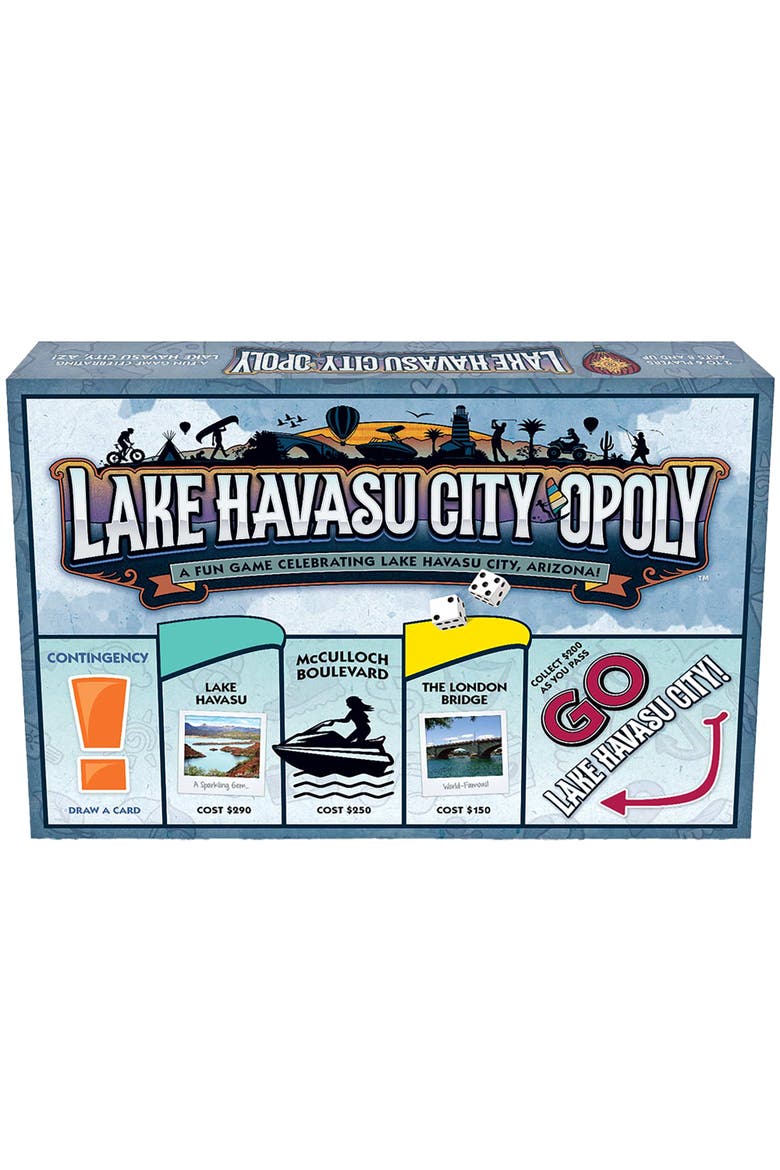 Lake Havasu City Opoly Board Game, Main, color, Multicolored
