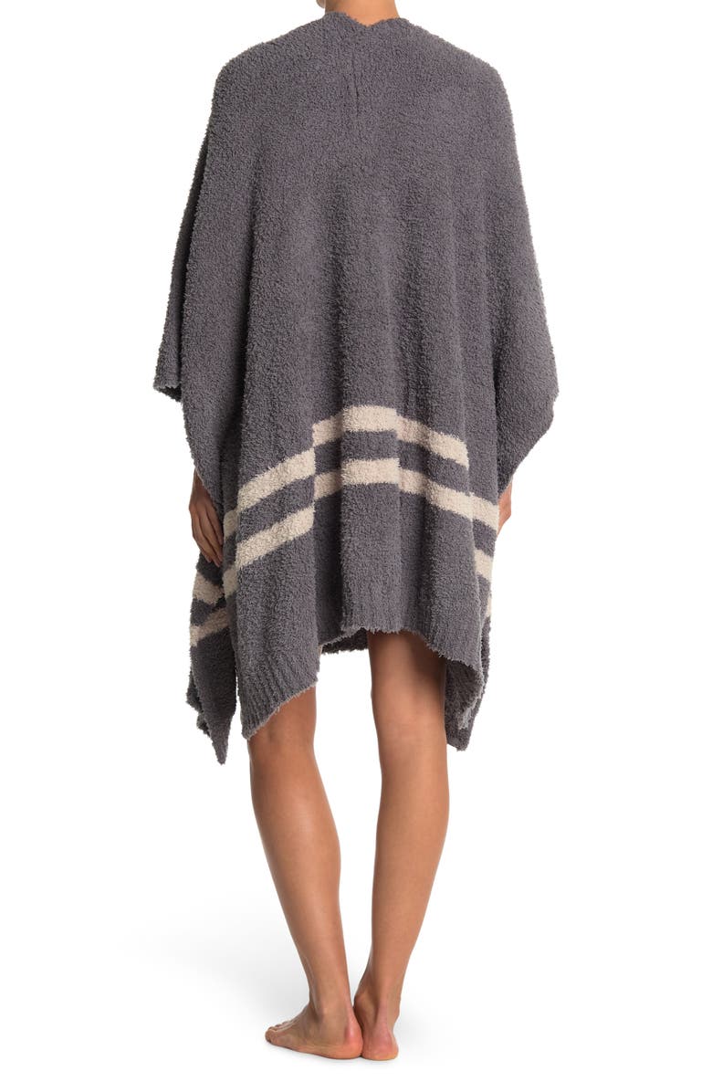 Barefoot Dreams<sup>®</sup> Barefoot Dreams CozyChic<sup>®</sup> Everything Cozy Lounge Poncho, Alternate, color, Graphite/ Stone
