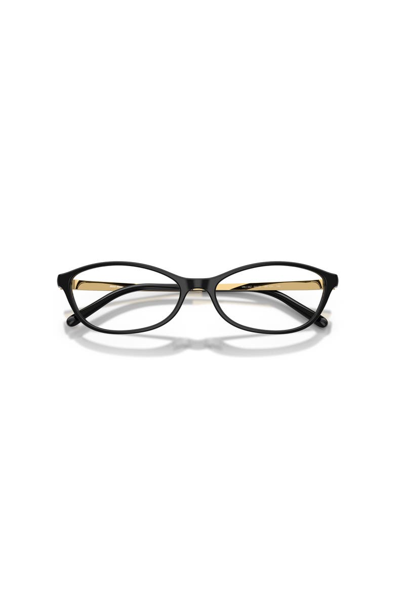 54mm Oval optical glasses, Alternate, color, Black