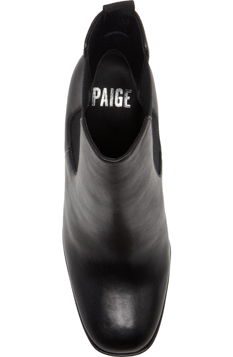 PAIGE Kyra Platform Chelsea Boot, Alternate, color, Black