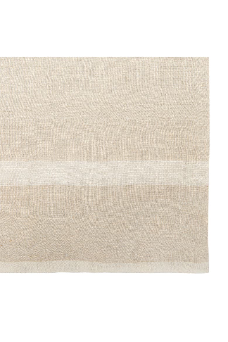 Laundered Linen Napkins - Set of 4, Alternate, color, Natural/White 20" x 20"