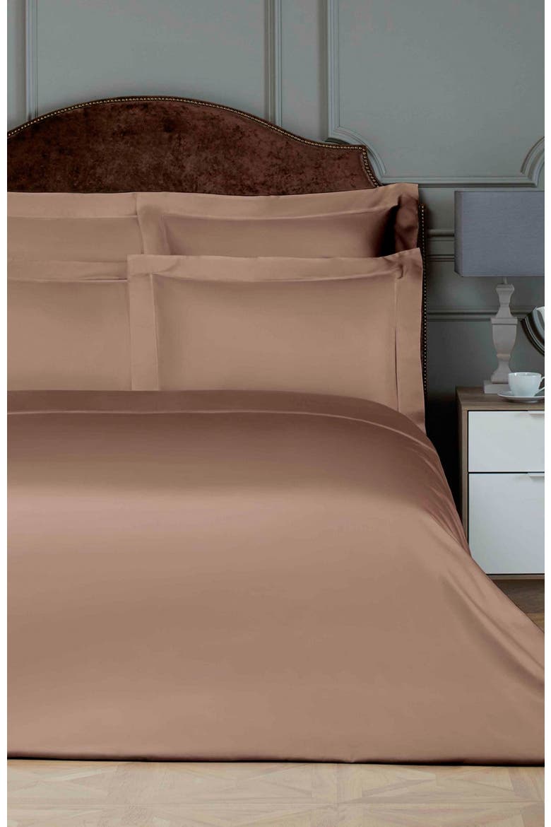 Rhapsody Duvet Cover, Alternate, color, Brown