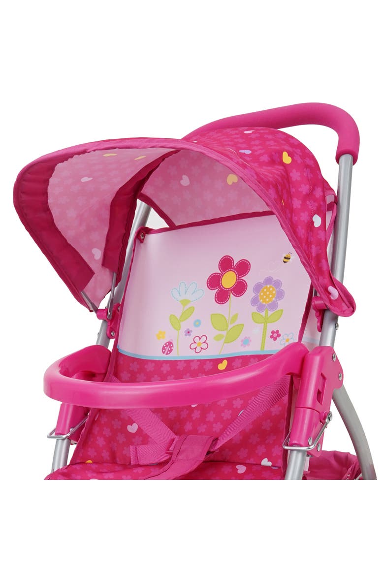 Garden Doll Jogger Stroller, Alternate, color, Pink