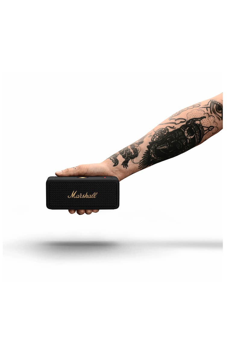 Emberton II Portable Speaker, Alternate, color, BLACK/BRASS