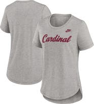 Nike Women's Nike Heather Gray Stanford Cardinal Legacy Tri-Blend T-Shirt