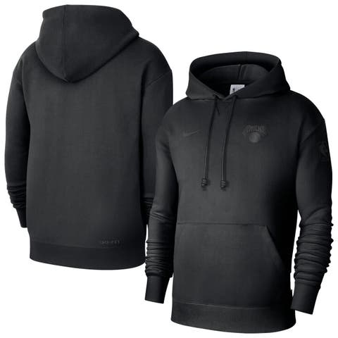 Men's Nike  Black New York Knicks Authentic Travel Standard Issue Dri-Fit Hoodie