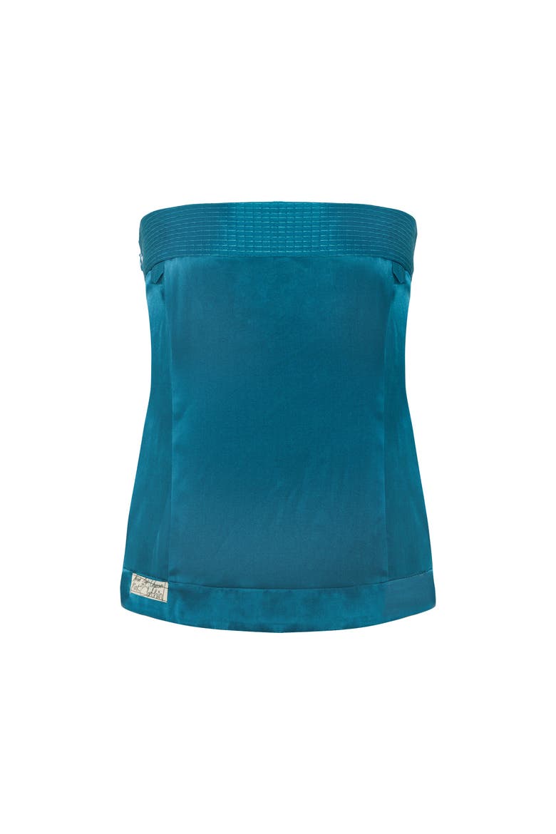 Pure Silk Strap Top, Main, color, BLUE
