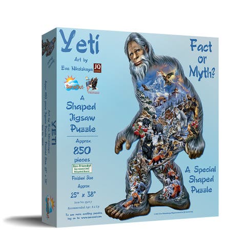 Yeti 850 piece Jigsaw Puzzle for Adults Special Shape