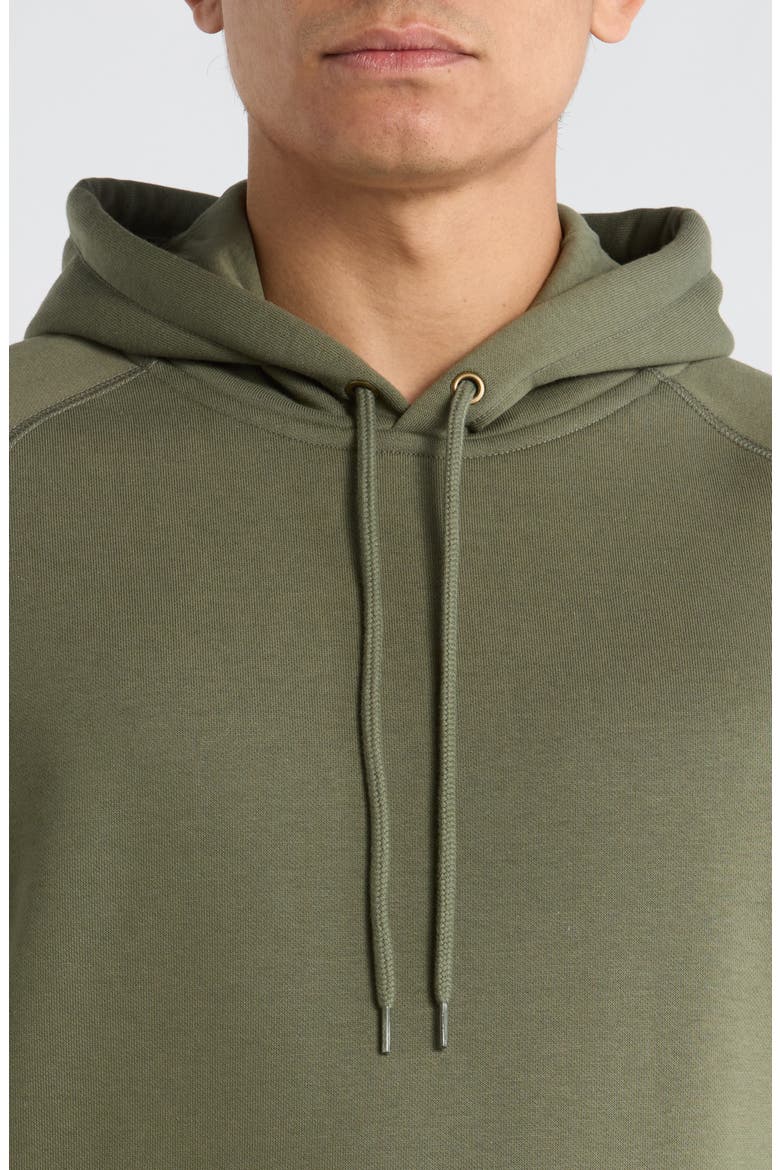 Chase Fleece Hoodie, Alternate, color, LEAF / GOLD