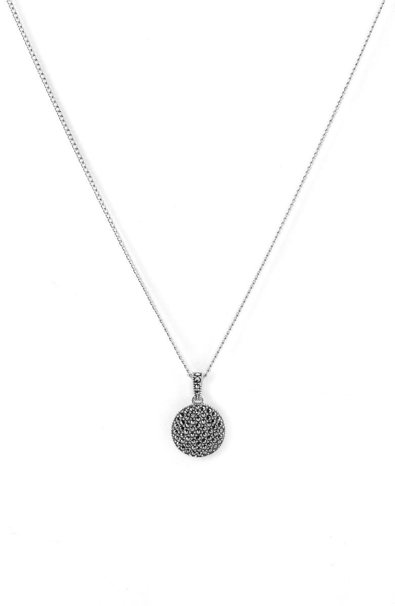 Judith Jack Reversible Pavé Cross Pendant Necklace, Main, color,