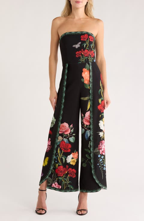 Berna Strapless Wide Leg Jumpsuit