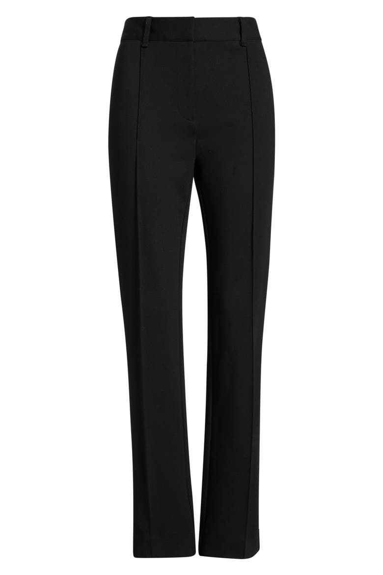 Sutton Ponte Cigarette Pants, Alternate, color, BLACK