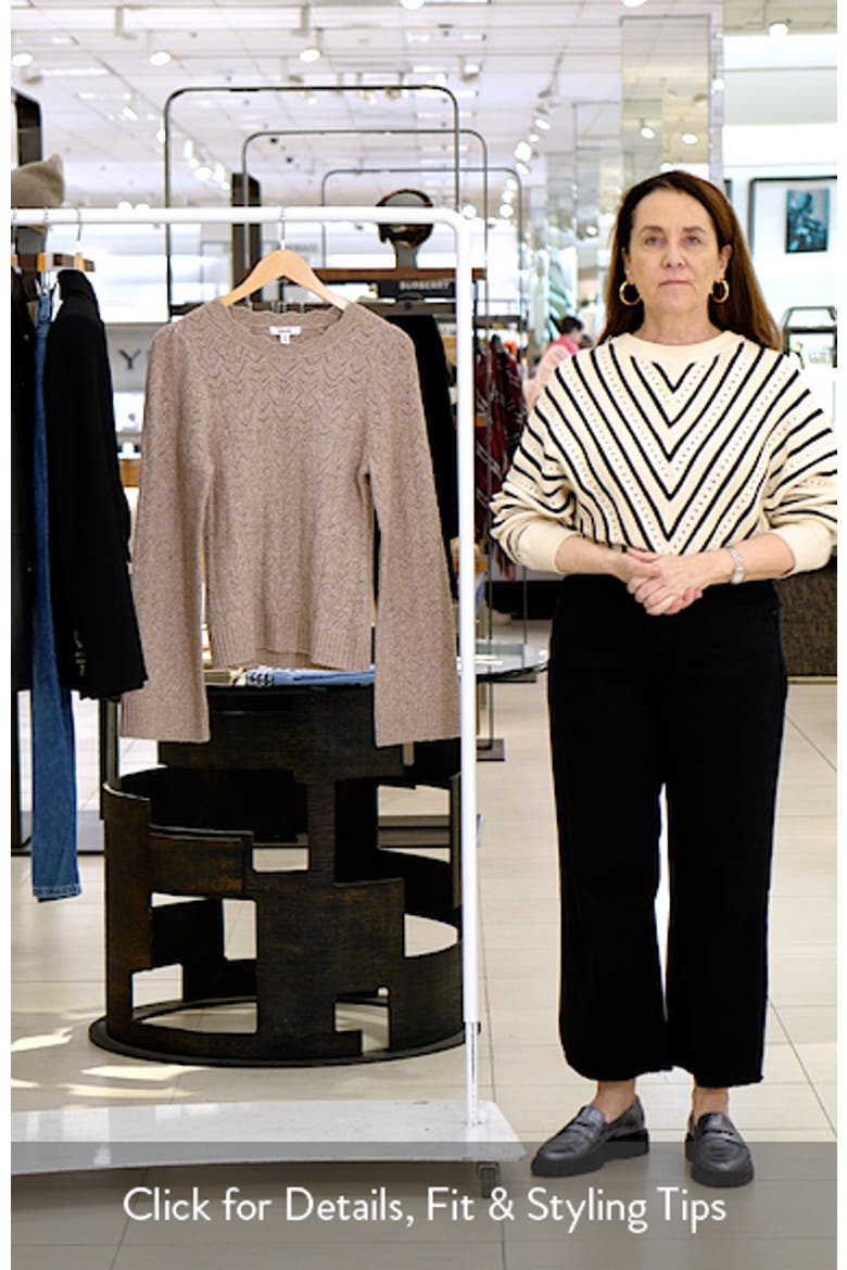 Rose Open Stitch Sweater video