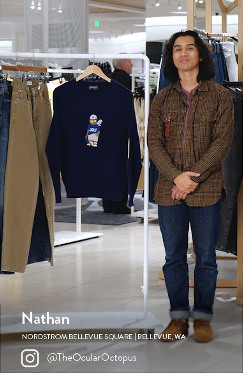 Owl Cotton Graphic Sweater, sales video thumbnail