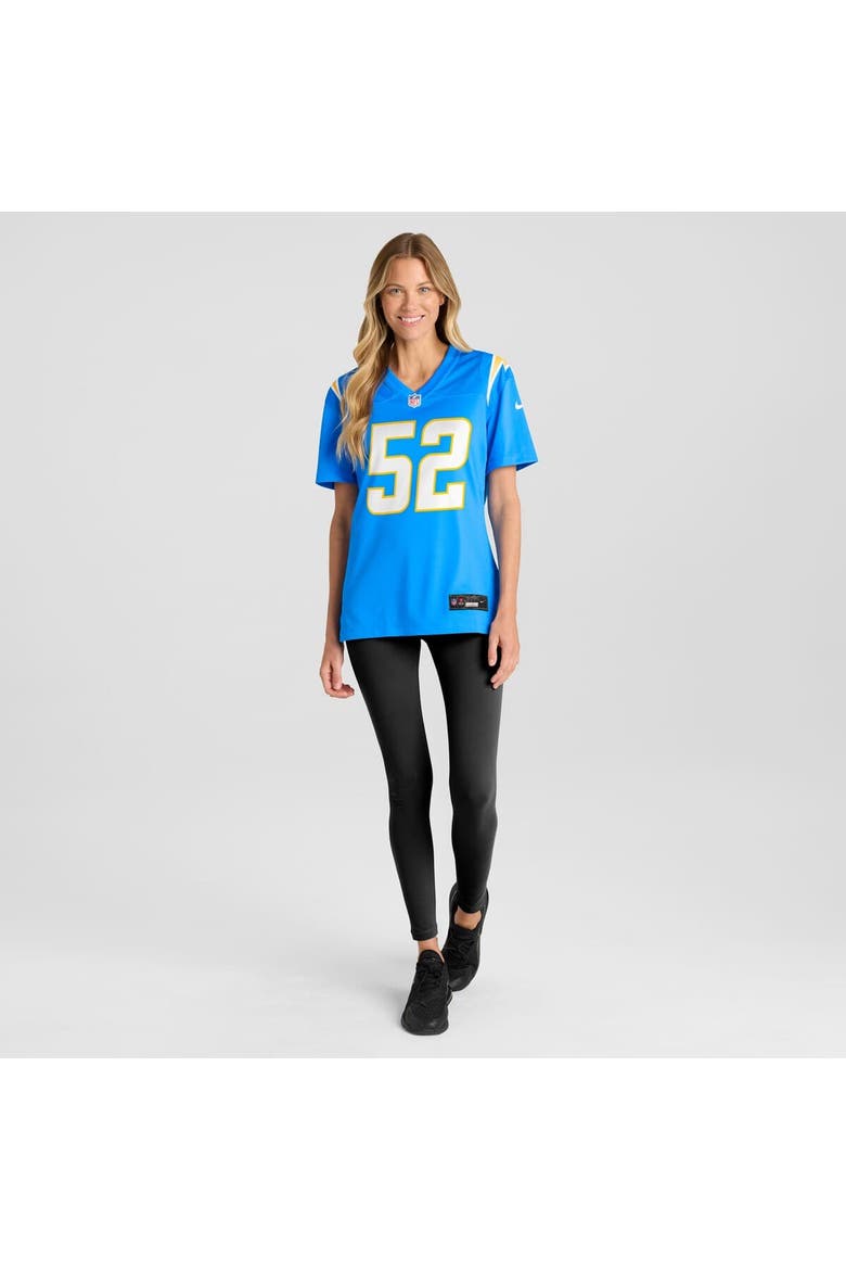 Women's Nike Khalil Mack Powder Blue Los Angeles Chargers Player Jersey, Alternate, color, Powder Blue