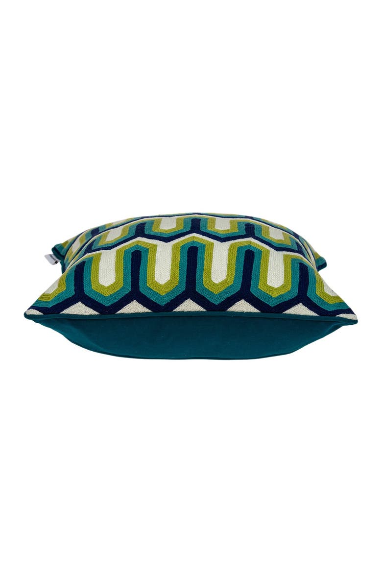 Handmade Monte Transitional Pillow - 20" x 20" - Multi, Alternate, color, MULTICOLOR