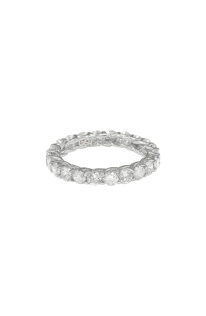SUZY LEVIAN Cubic Zirconia Band Ring, Alternate, color, White