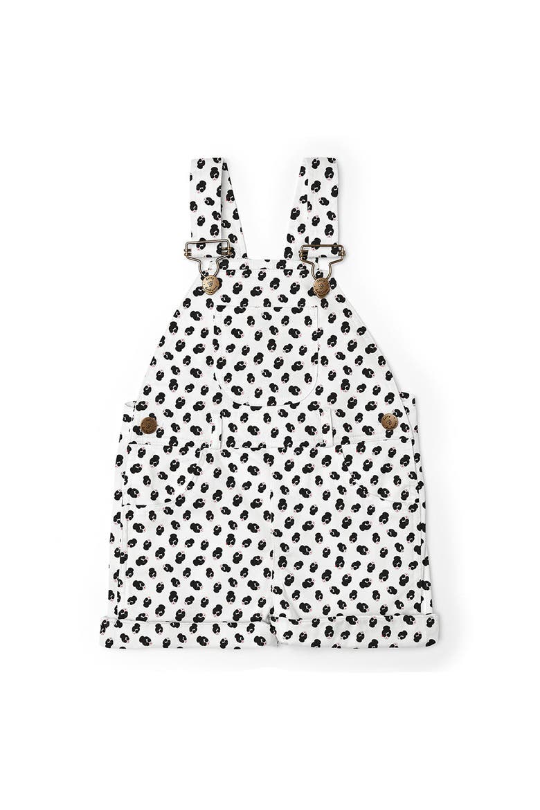 Print Overall Shorts, Main, color, Stace Face