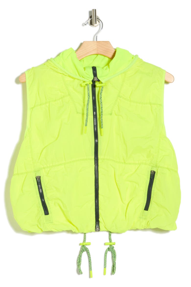 Light Packer Hike Hooded Vest, Alternate, color, HIGHLIGHTER YELLOW