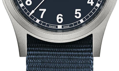 Hamilton Khaki Field Quartz 33mm In Blue