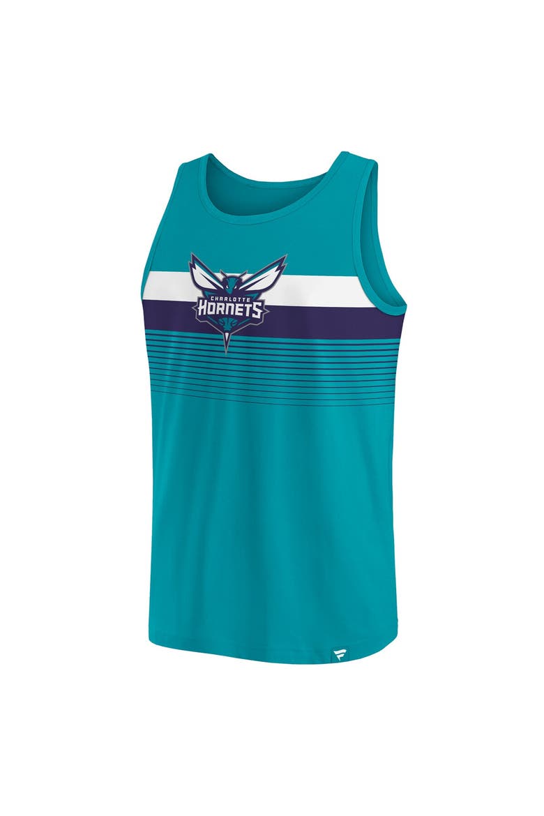 Men's Fanatics Branded Teal Charlotte Hornets Wild Game Tank Top, Alternate, color, Teal