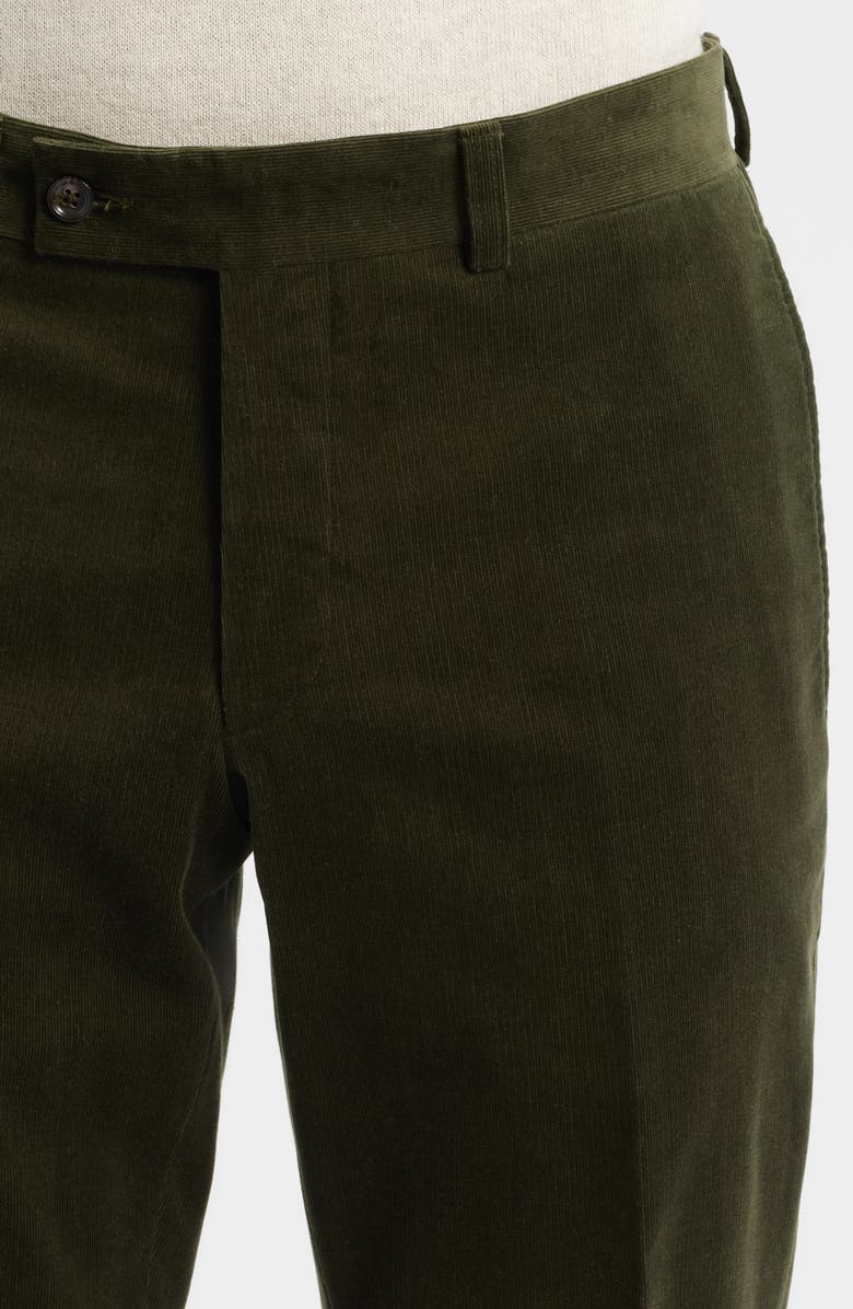 Jack Victor Palmer Corduroy Pants, Alternate, color, Olive