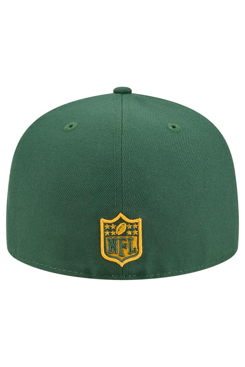 Men's New Era Green Green Bay Packers Tri-Hit 59FIFTY Fitted Hat, Alternate, color, Green