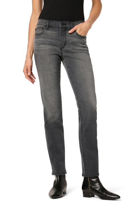 Mid Rise Straight Leg Jeans (Kathleen)