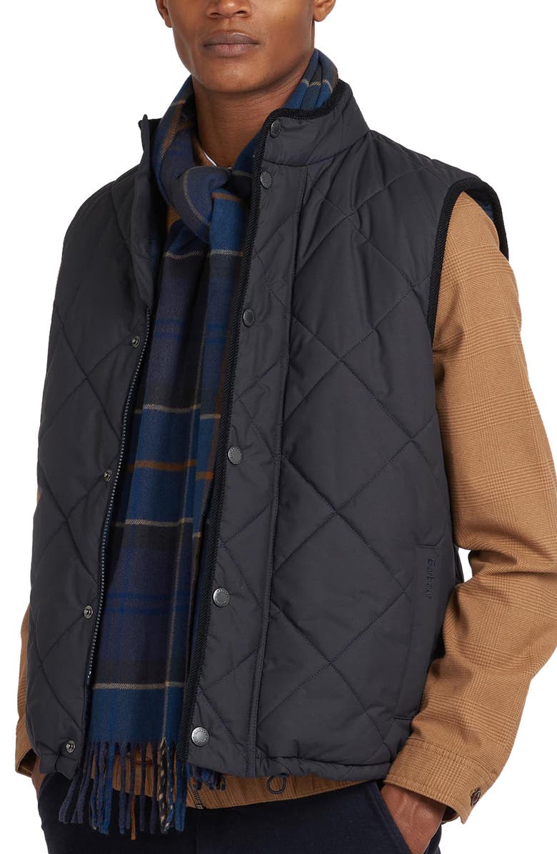 Barbour Galingale Tartan Scarf, Main, color, 