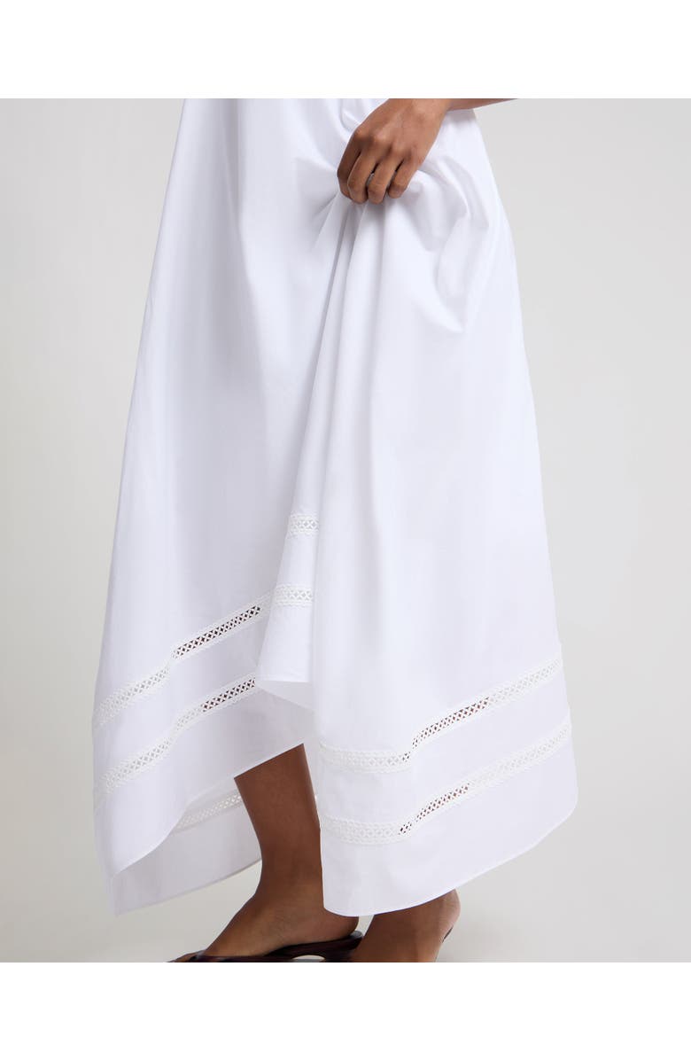 Onia Square Neck Handkerchief Dress, Alternate, color, White